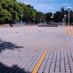 Novo estacionamento em fase de conclusão de obras