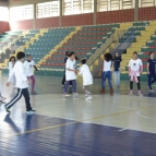 Confraternização com estudantes do IAPI