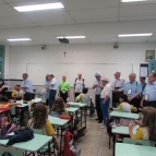 Visita dos Irmãos Lassalistas acima dos 70 anos