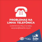 Problemas na linha telefônica