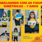 TRABALHANDO COM AS FIGURAS SIMÉTRICAS - 1°ANOS