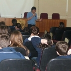 Palestra com escritor João  Roriz 