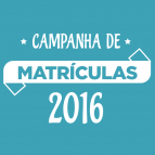  Está aberto o período de matrículas para 2016
