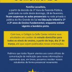 Atenção Família La Salle Caxias!