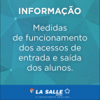 Informações sobre entrada e saída dos alunos
