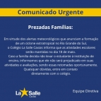 Comunicado Urgente