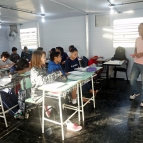 Retorno das aulas, após incêndio