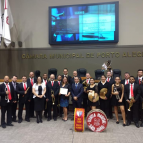 Banda Marcial é homenageada na Câmara Municipal