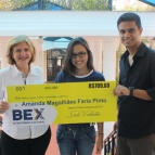 Aluna do EM vence concurso da BEX