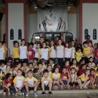 Crianças da Creche Santo Aníbal visitaram o colégio