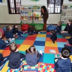Pré-Creche participa de contação de história