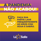 Higienize suas mãos!