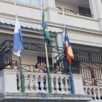 Cerimônia do Hino (Dia do Folclore)