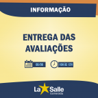 Entrega de Avaliações do 1º Trimestre 2019