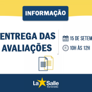 Entrega de Avaliações do 2º Trimestre de 2018