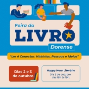 Venha participar da Feira do Livro Dorense