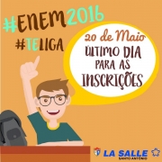Último dia para as inscrições do Enem 2016
