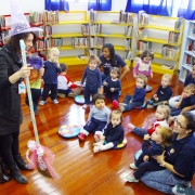 Creche 1 visita Biblioteca Nossa Senhora das Dores