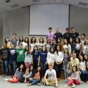 Encontro com ex-alunos aprovados no vestibular