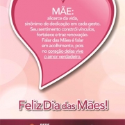 CONVITE JANTAR EM HOMENAGEM AS MÃES