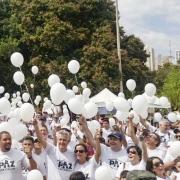 Caminhada pela Paz em Casa na cidade de Águas Claras