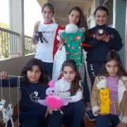 4º Ano criaram com sucata um mascote 