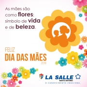 Mensagem em homenagem ao Dia das Mães