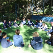 Turma P41 inicia projeto com uma troca de objetos