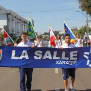 Colégio La Salle Xanxerê no Desfile Cívico