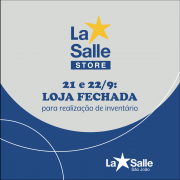 21 e 22/9: La Salle Store estará fechada