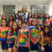 Show de cores na Oficina de Artes