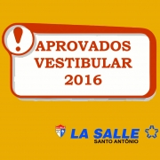 Estudantes do LSSA aprovados no Vestibular 2016
