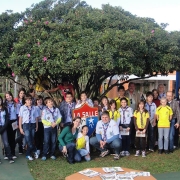 Escoteiros têm atividade no Colégio La Salle Peperi