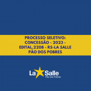 PROCESSO SELETIVO: Concessão - 2023 - Edital.2208 - 