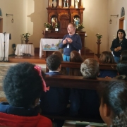 Visita dos 1°anos na Capela 