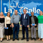 Visita de lassalistas muito especiais