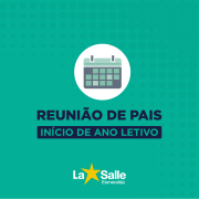 Reunião de Pais início de ano letivo