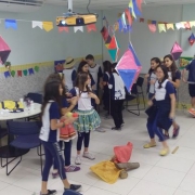 Oficinas em clima de Arraiá