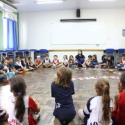 Atividade de integração com as Turmas do Pré 2