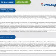 Ações para a comunidade na Semana de La Salle