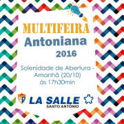 Abertura da Multifeira Antoniana 2016 ocorre amanhã