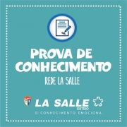 Prova de Conhecimento da Rede La Salle