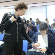 Formandos realizam teste vocacional