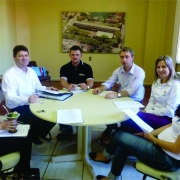 Ir. Jardelino visita o La Salle Carazinho