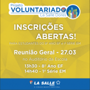 Vem aí o grupo de voluntários do La Salle Dores