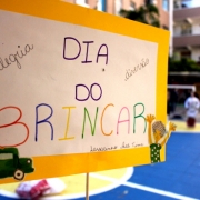 Dia de festa e de brincar!