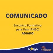 Encontro Formativo para Pais ADIADO