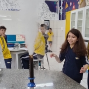 Aulas práticas no laboratório
