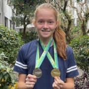 Aluna do 9º ano é campeã no atletismo gaúcho sub-18