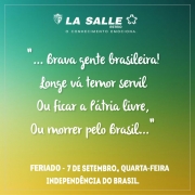 7 de Setembro, Feriado Nacional